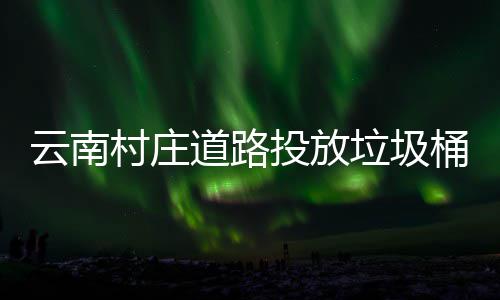 投放桶环境更美了道路垃圾云南村庄