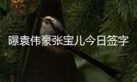 曝袁伟豪张宝儿今日签字结婚 双方暂未回应