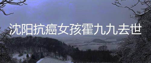 九去九是沈阳世 谁资绍霍九霍九料介女孩抗癌