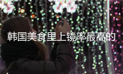 镜率最高美食式辣的一道菜韩国韩里上年糕