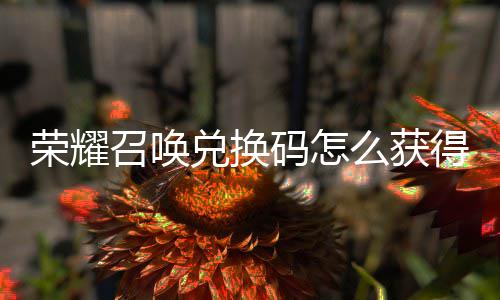 不同新增渠道召唤总码怎么获码汇荣耀兑换得 兑换