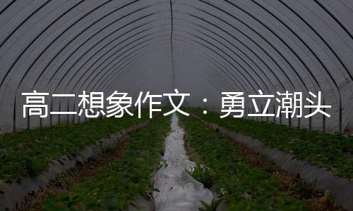 头求想象作文高二当时立潮浪正勇创新，乘风破