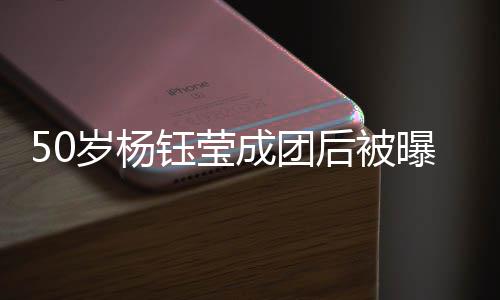 态良金 曝现 状岁杨身商后被好钰莹演捞成团